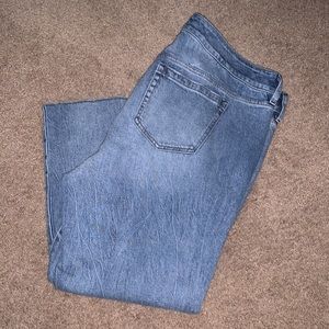 Torrid Mid-Rise Slim Boot Cut Jean Capris